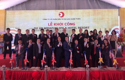 Chính thức khởi công siêu dự án Mikazuki Spa & Hotel Resort do Sigma làm Tổng thầu Cơ Điện